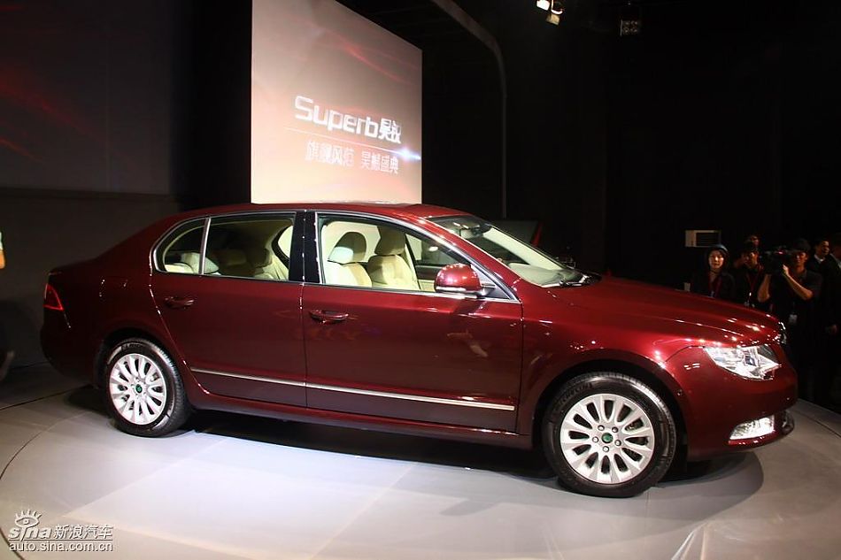 上海大众斯柯达昊锐上市现场新车图