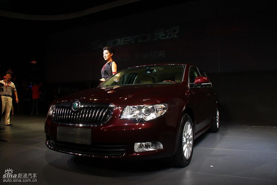 上海大众斯柯达昊锐上市现场新车图