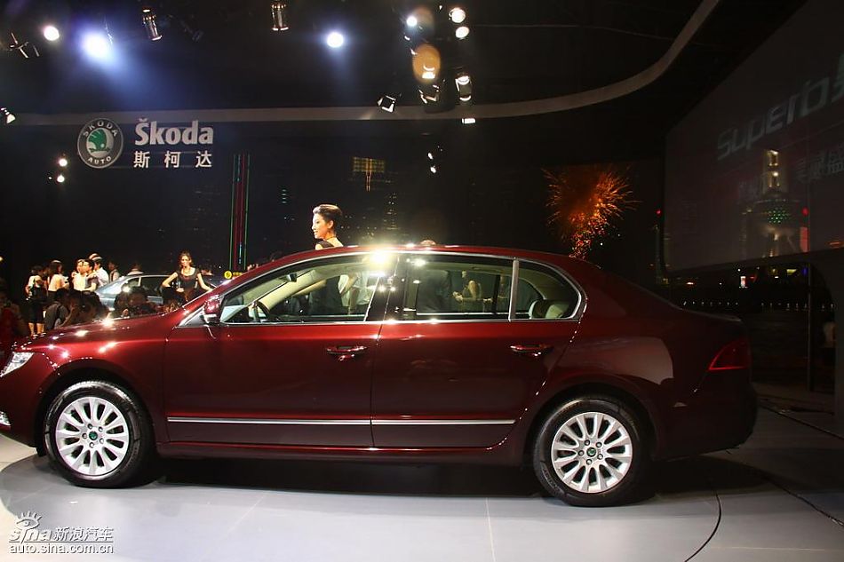 上海大众斯柯达昊锐上市现场新车图