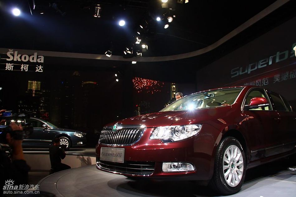 上海大众斯柯达昊锐上市现场新车图