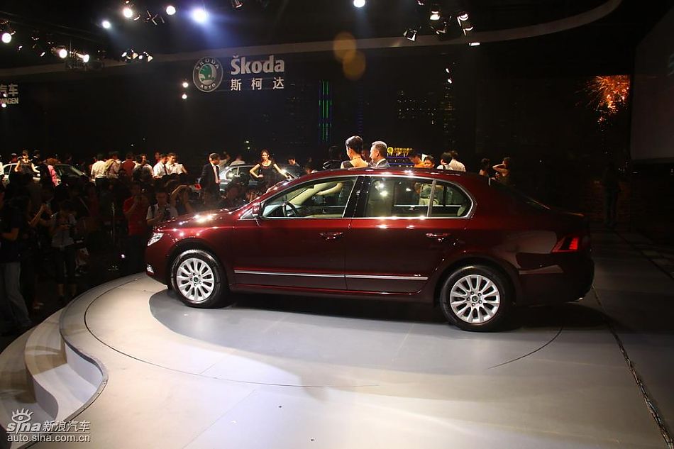 上海大众斯柯达昊锐上市现场新车图