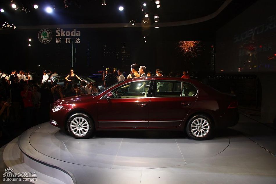 上海大众斯柯达昊锐上市现场新车图