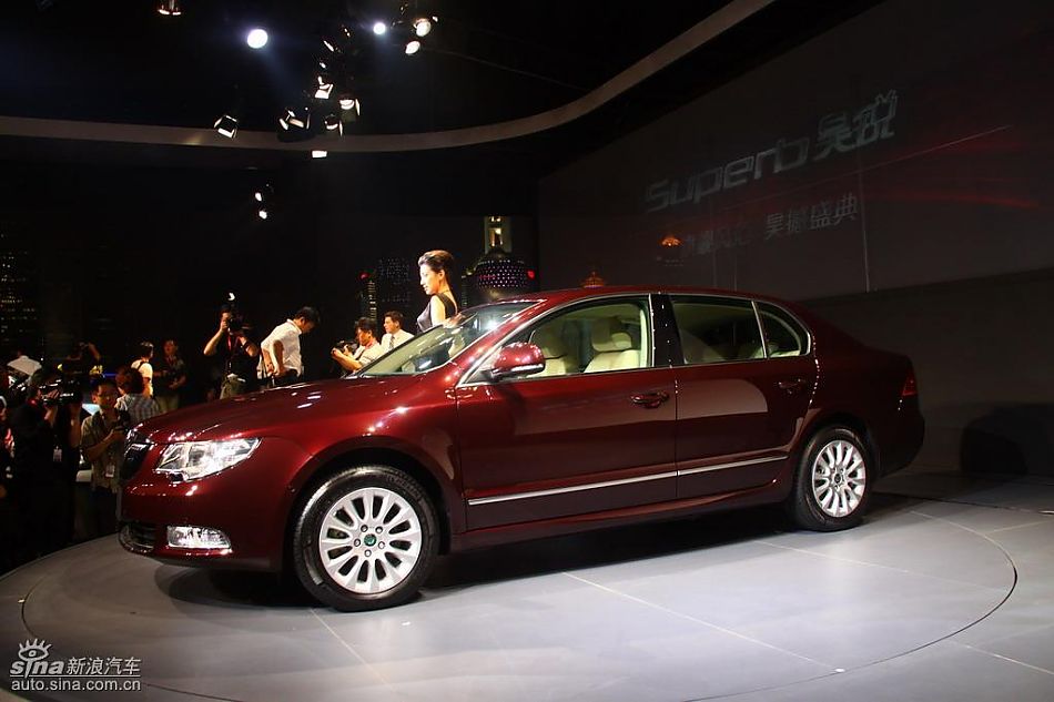 上海大众斯柯达昊锐上市现场新车图