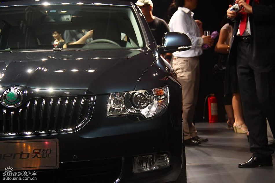 上海大众斯柯达昊锐上市现场新车图