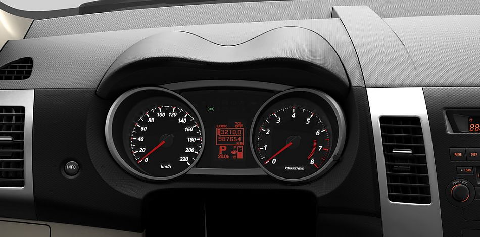 2010款欧蓝德EX劲界内饰