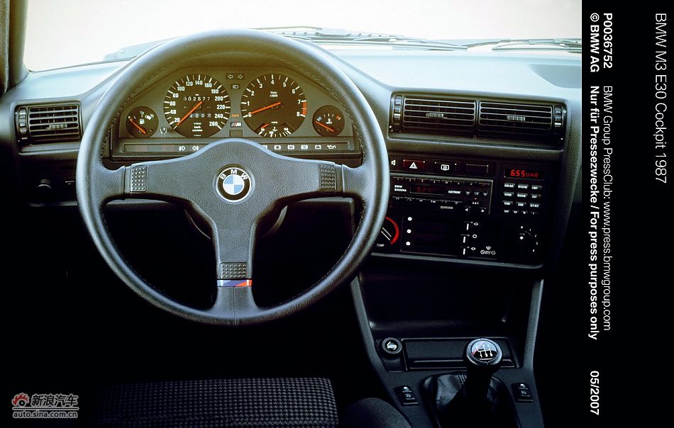 BMW M3 E30 racing Walter Wilbert 内饰