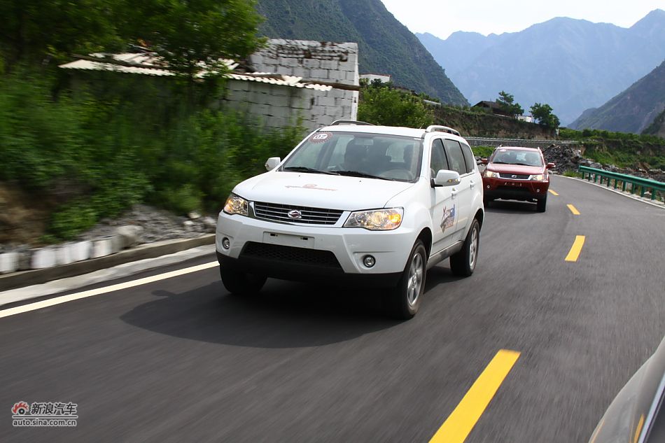 陆风X8试车实拍