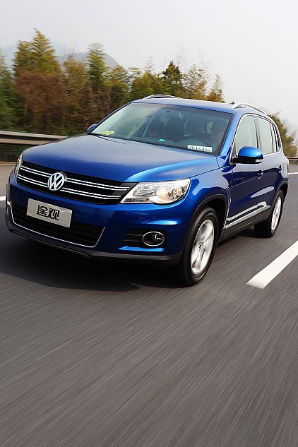 上海大众途观动态外观图片