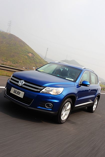 上海大众途观动态外观图片