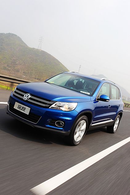 上海大众途观动态外观图片