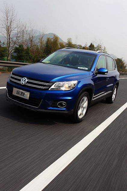 上海大众途观动态外观图片