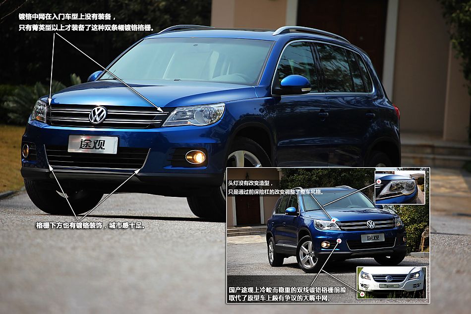图解上海大众国产途观外观图片