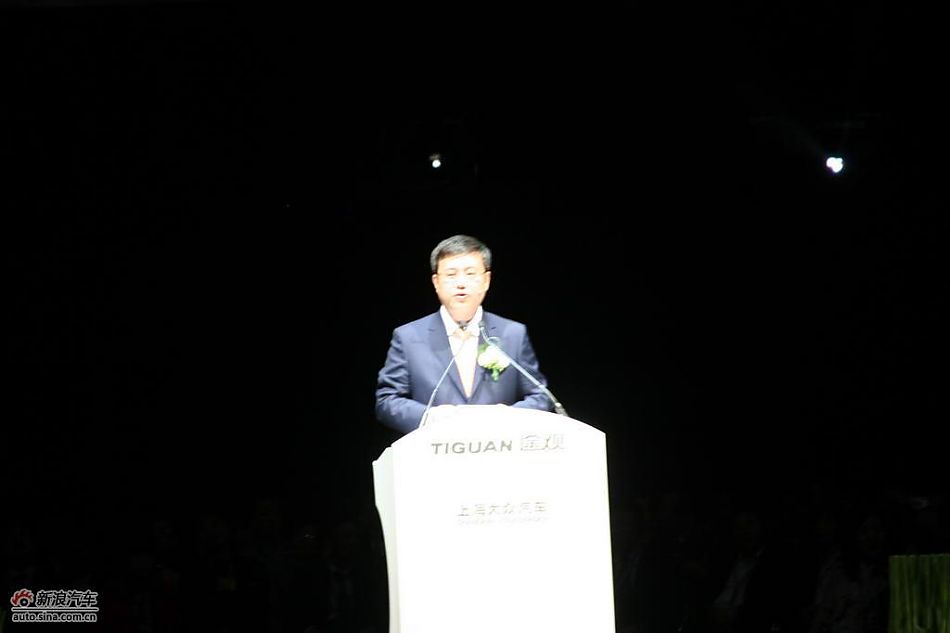 上海大众销售执行经理张海亮致词