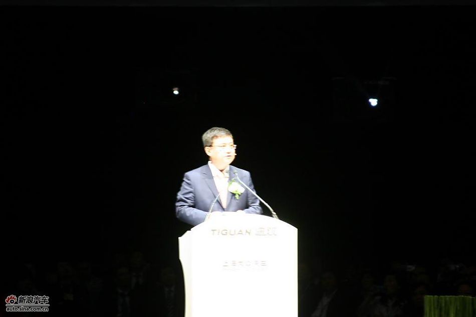 上海大众销售执行经理张海亮致词