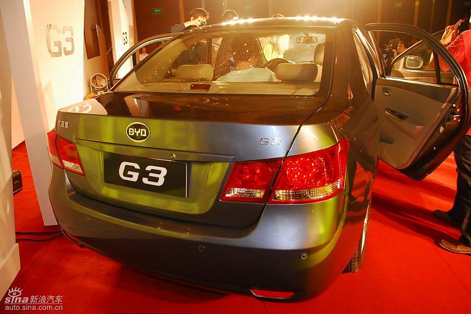 比亚迪G3上市现场新车图
