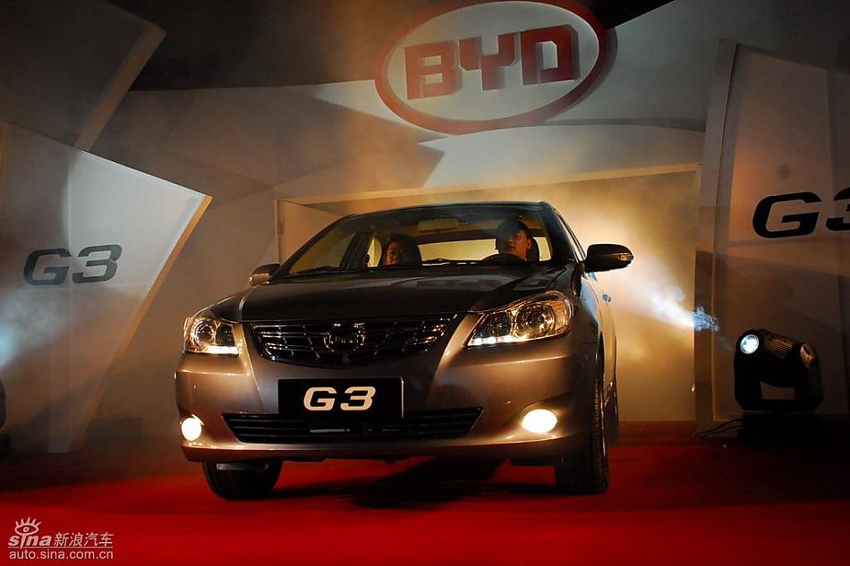 比亚迪G3上市现场新车亮相