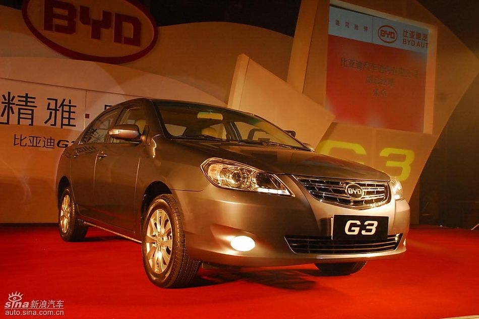 比亚迪G3上市现场新车亮相