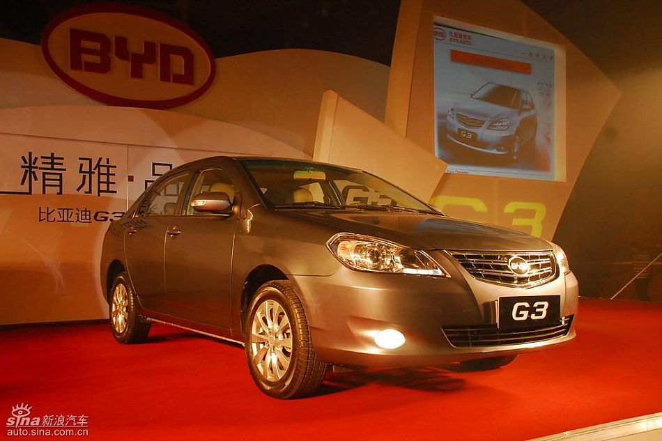 比亚迪G3上市现场新车亮相