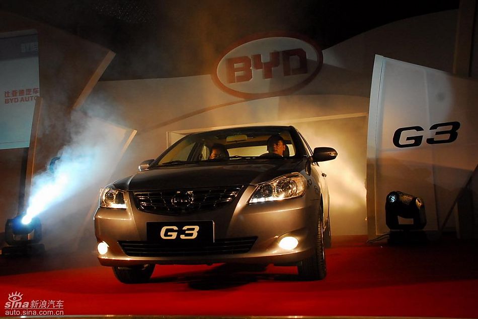 比亚迪G3上市现场新车亮相