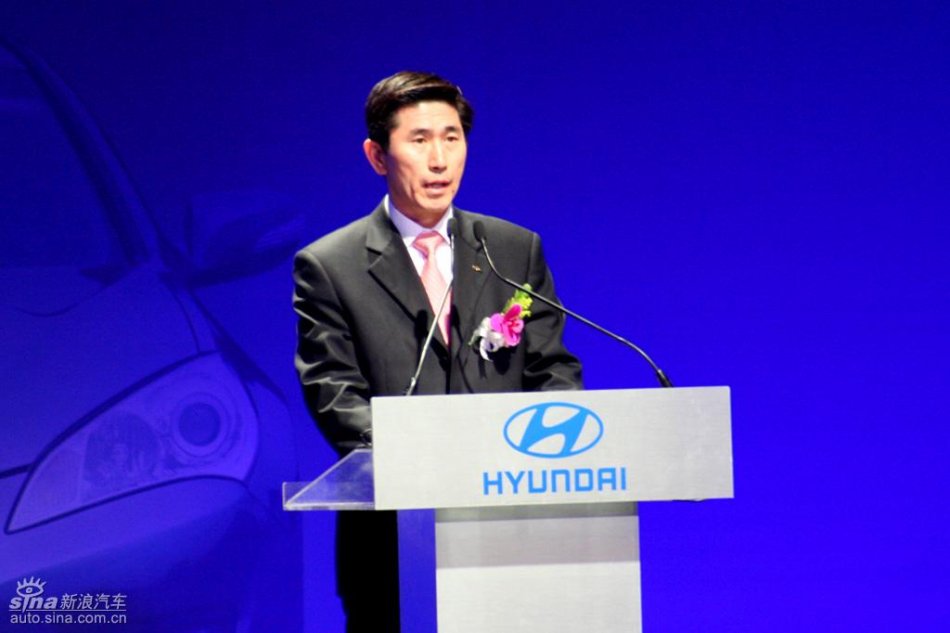 现代汽车(中国)整车销售本部长金善发致词
