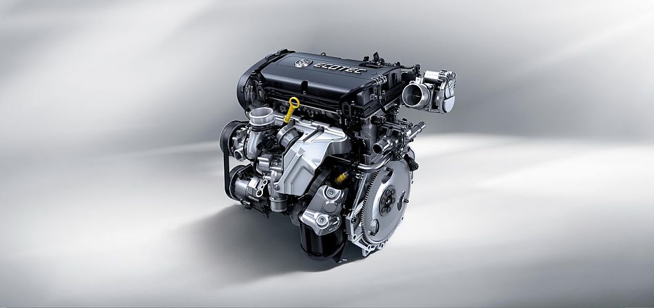 上海通用别克英朗1.6T发动机资料图