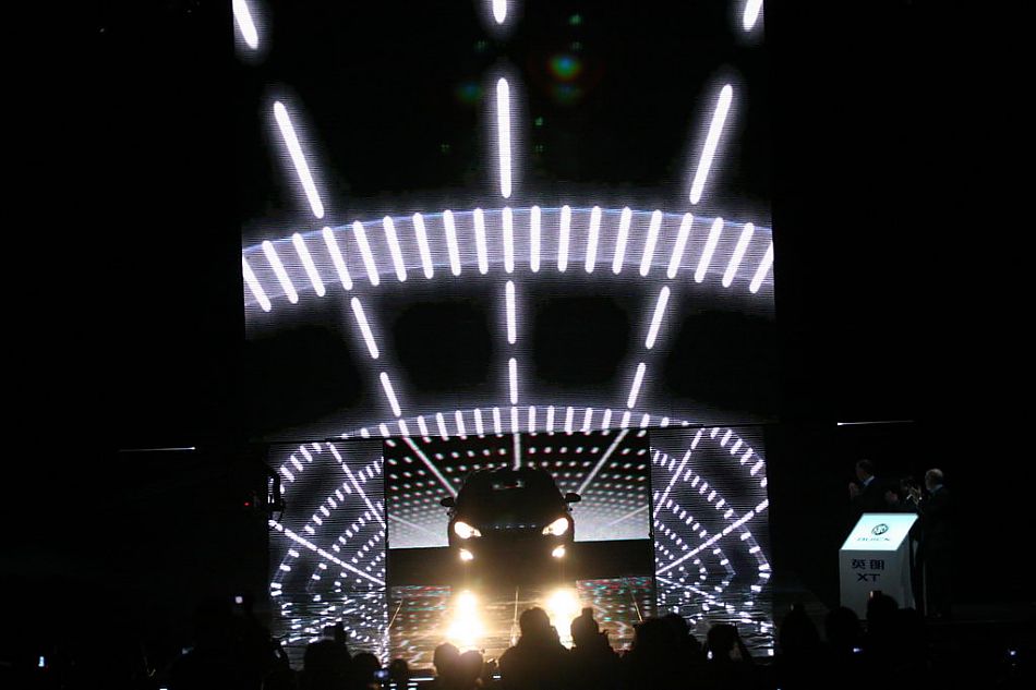 别克英朗XT亮相发布会现场