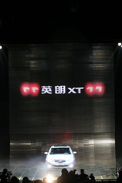 别克英朗XT亮相发布会现场