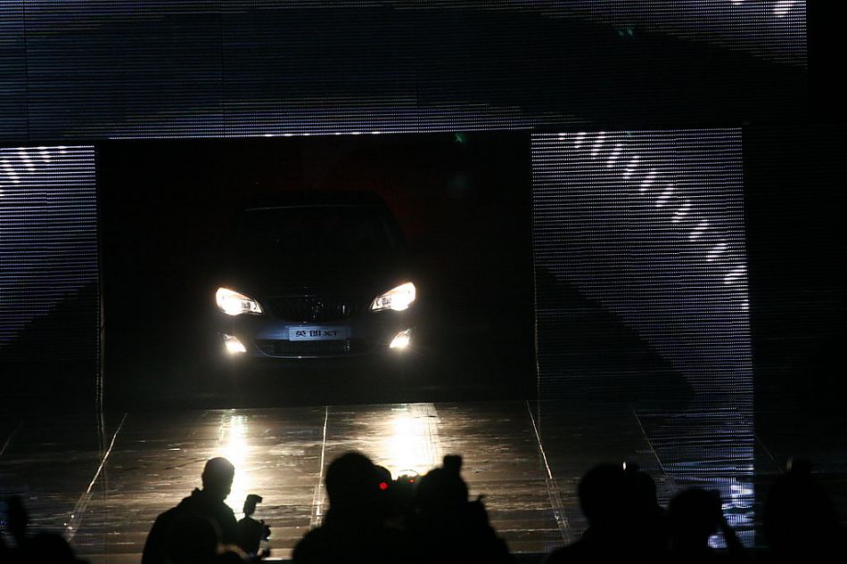 别克英朗XT亮相发布会现场