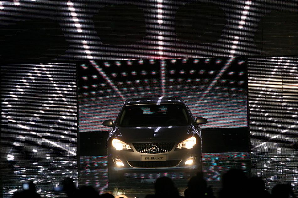 别克英朗XT亮相发布会现场