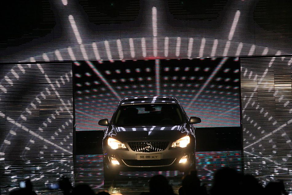 别克英朗XT亮相发布会现场