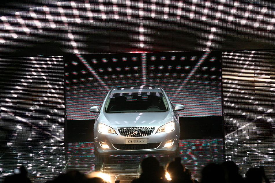 别克英朗XT亮相发布会现场