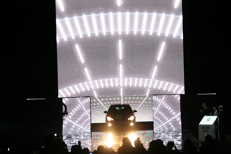 别克英朗XT亮相发布会现场