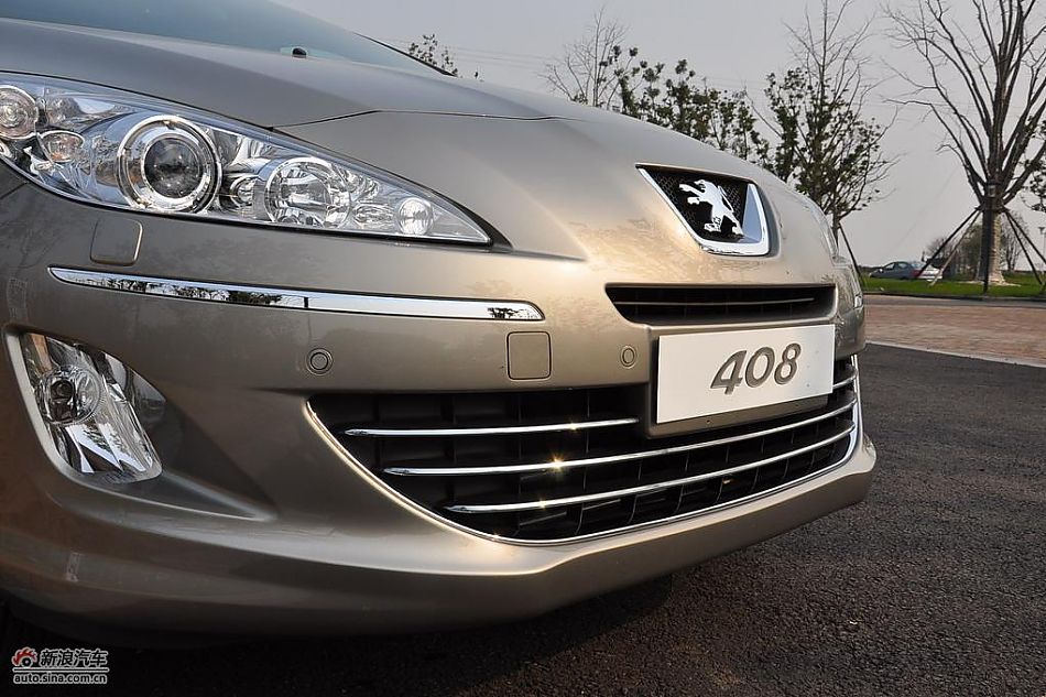 东风标致408试车实拍图 外观