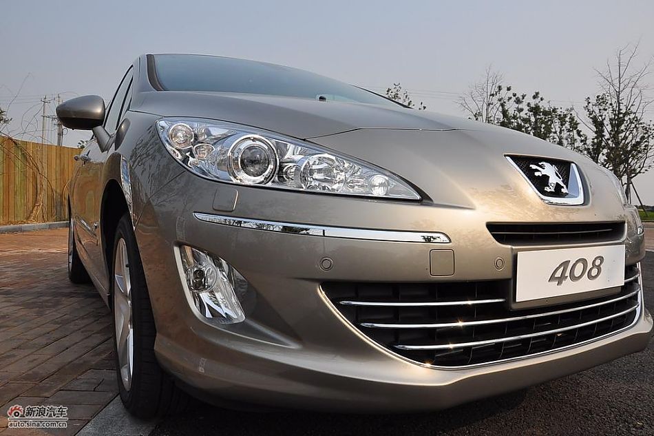 东风标致408试车实拍图 外观