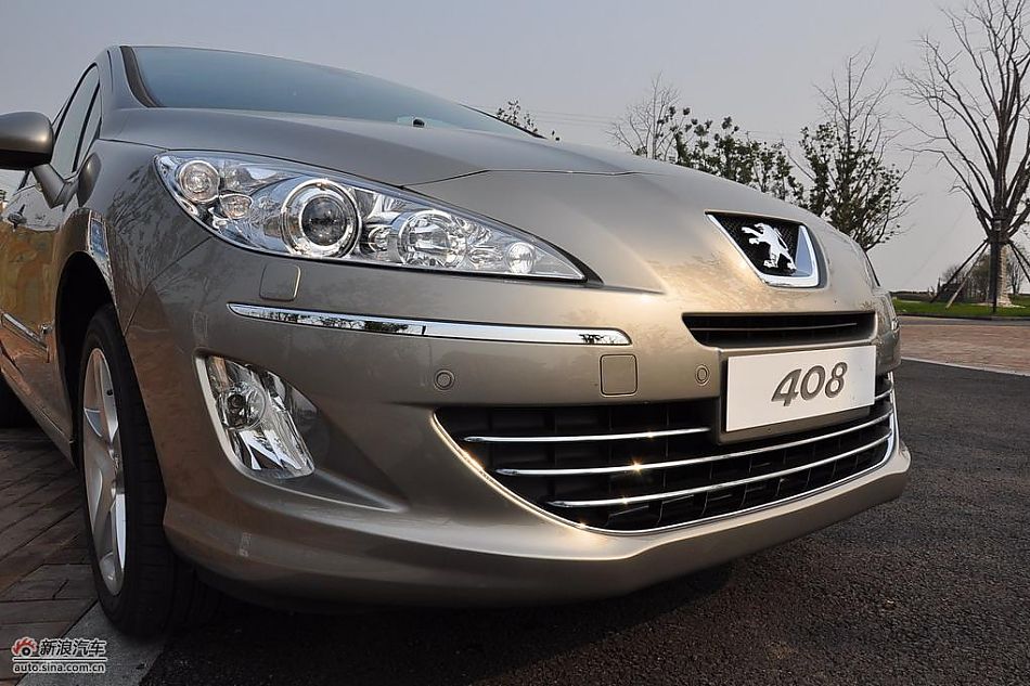 东风标致408试车实拍图 外观