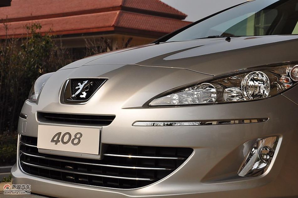 东风标致408试车实拍图 外观