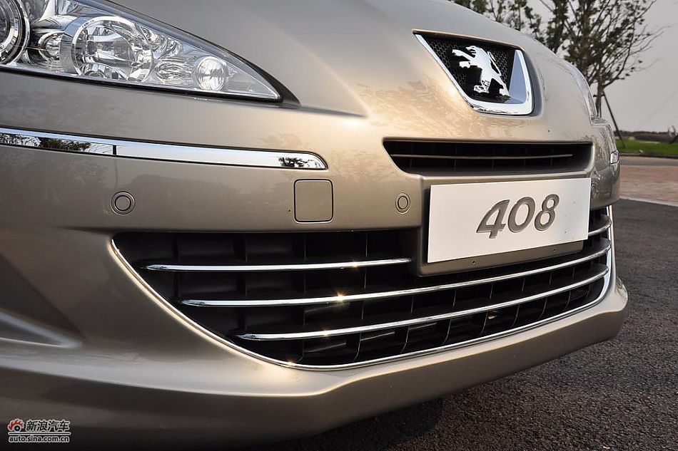 东风标致408试车实拍图 外观