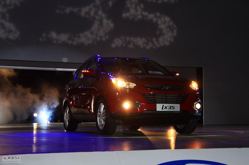 北京现代ix35上市现场实拍