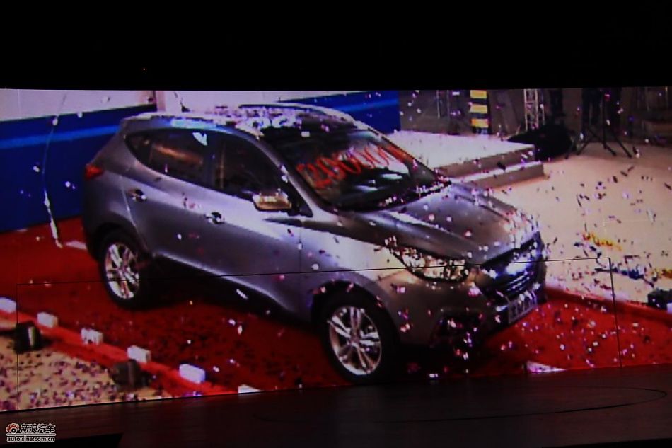 北京现代ix35上市现场图 北京现代第200万辆下线