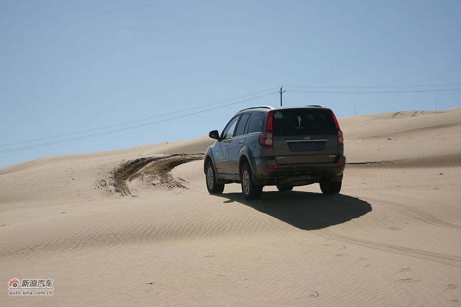 哈弗H5绿静2.0T沙漠河滩体验