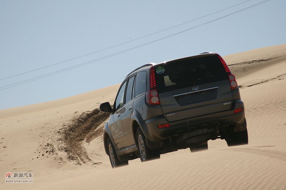 哈弗H5绿静2.0T沙漠河滩体验