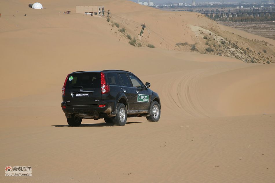 哈弗H5绿静2.0T沙漠河滩体验
