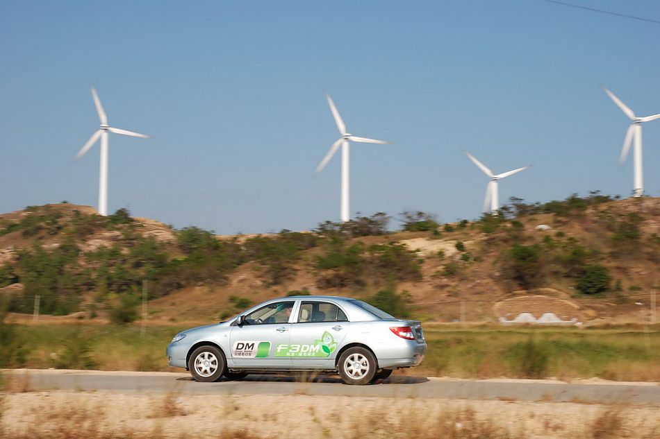 比亚迪F3DM实拍图