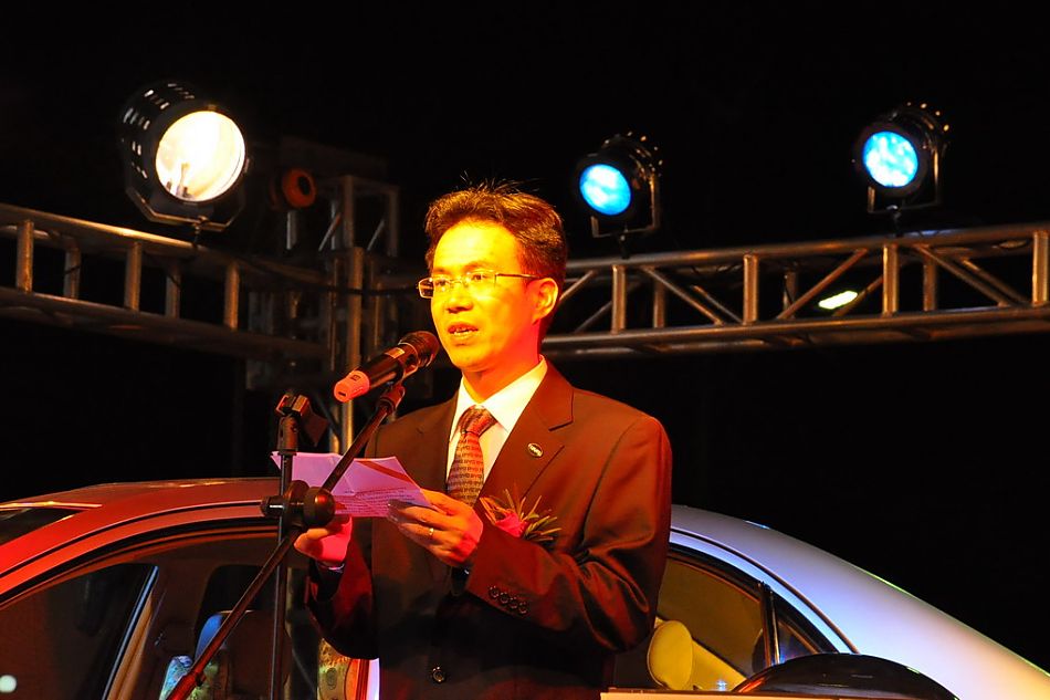 比亚迪汽车副总经张传金致词