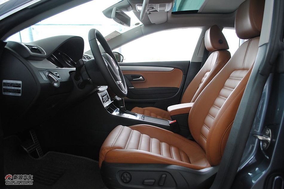 一汽大众CC内饰实拍