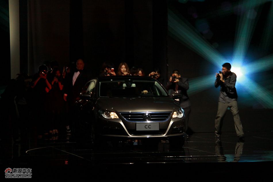 一汽大众CC现场亮相