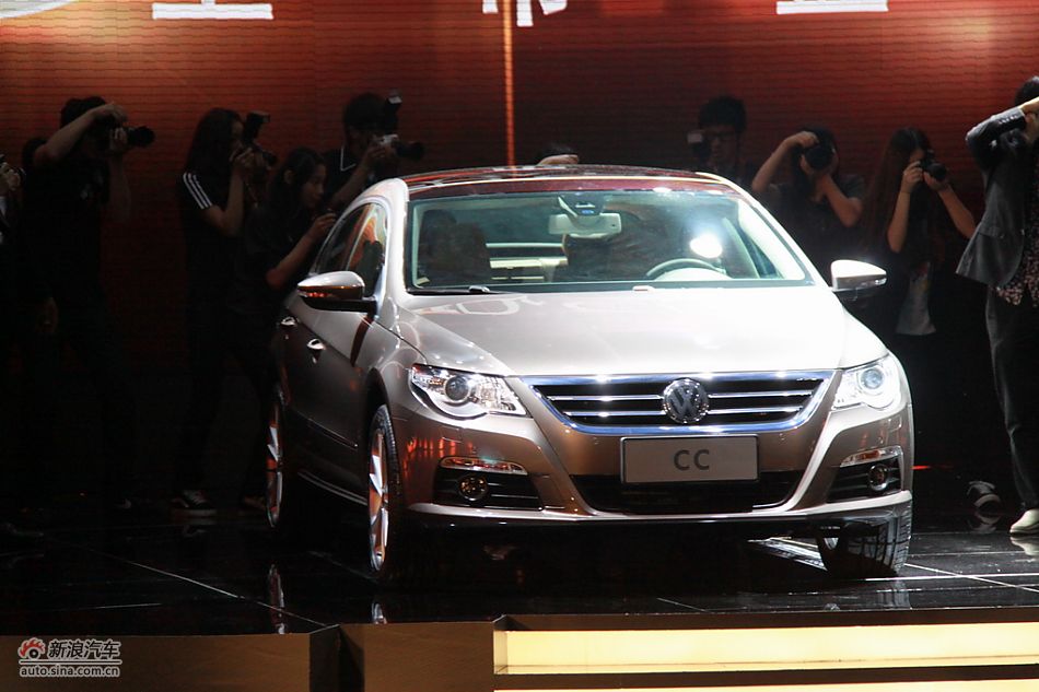 一汽大众CC现场亮相