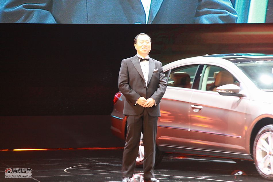 一汽大众副总经理胡咏现场致辞