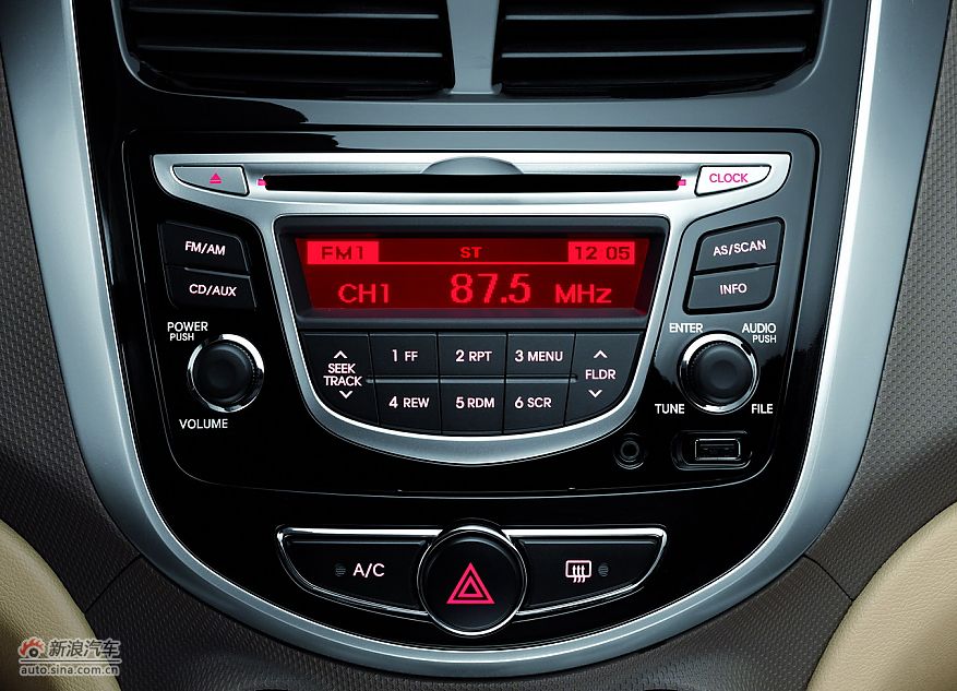 北京现代瑞纳-内饰细节