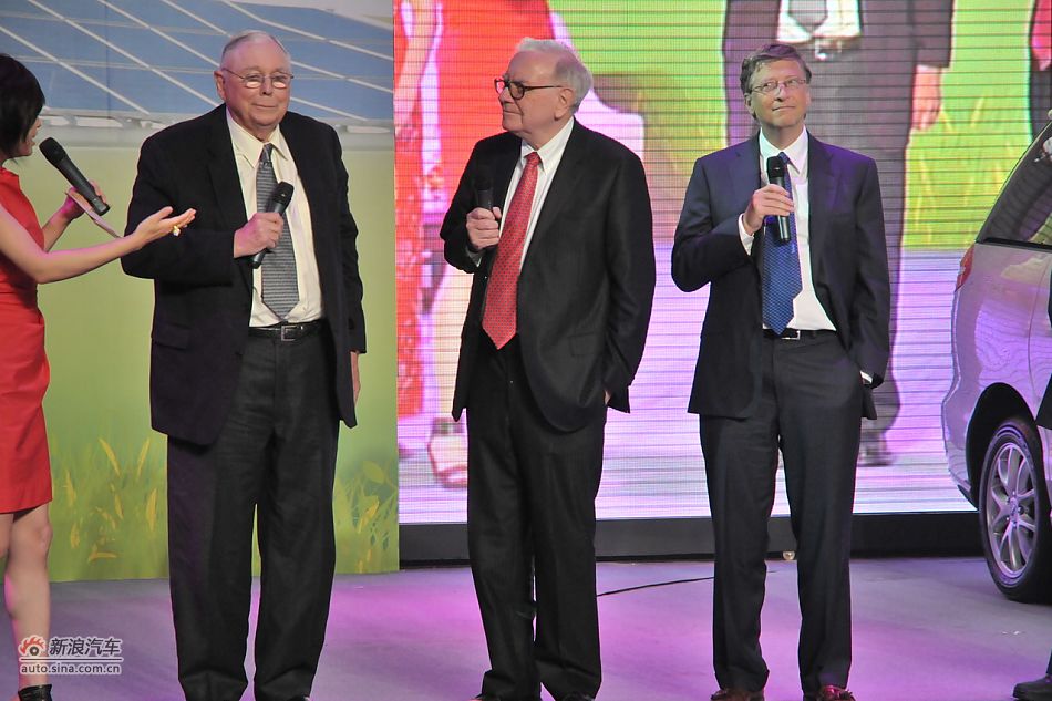 巴菲特、比尔盖茨和查理芒格